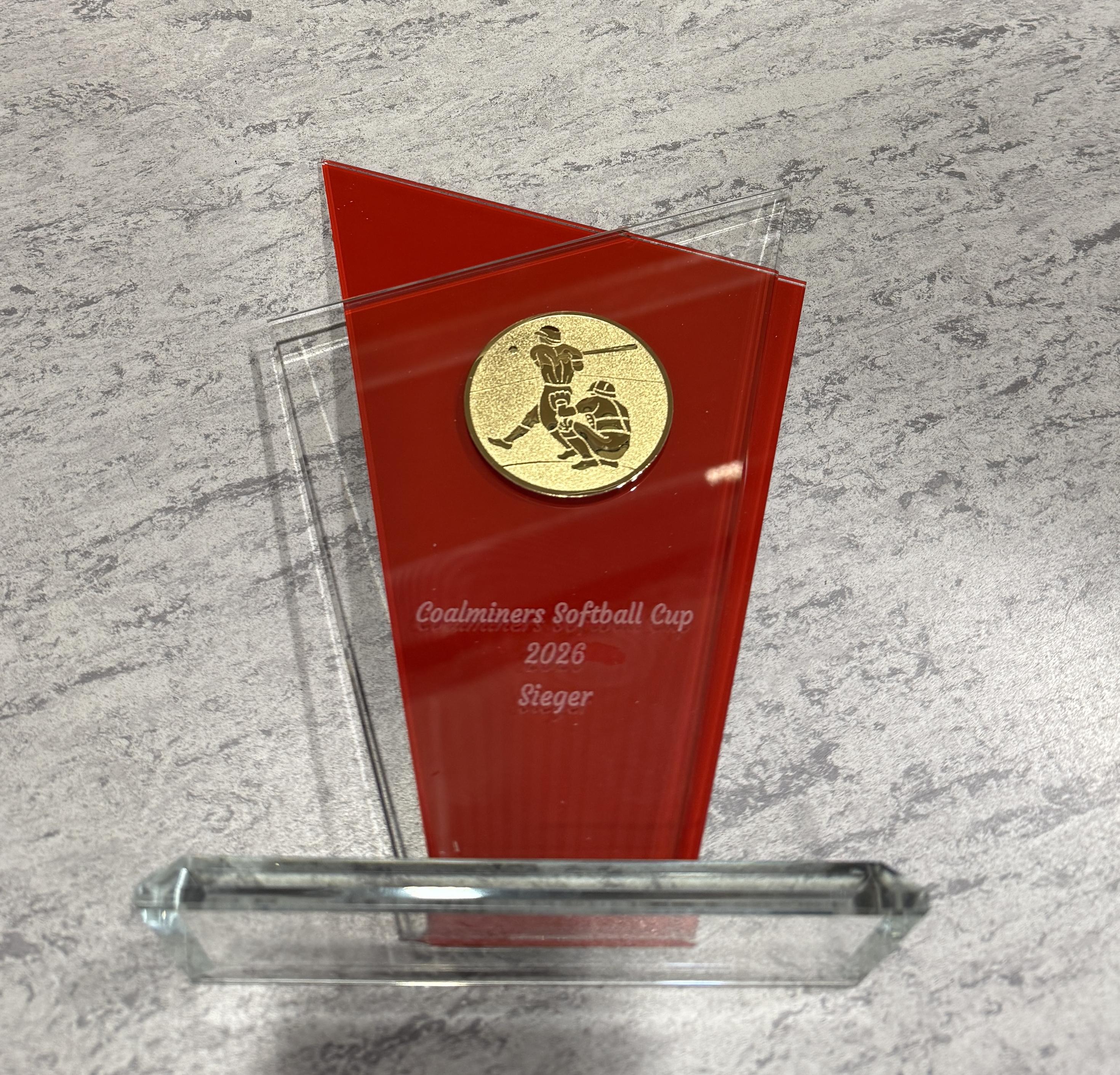 Pokal „Coalminers Softball Cup 2026 Sieger“